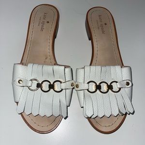 Kate Spade ♠️ white sandals. Size 7.5